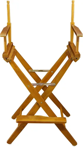 Vista 4 de Casual Home silla de director de 18 pulgadas, únicamente armazón, Madera, Honey Oak
