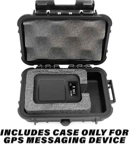 Vista 3 de CASEMATIX Funda de viaje compatible con GPS Garmin inReach Messenger Satellite Communicator y accesorios en una carcasa resistente e impermeable