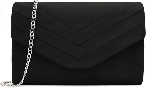 Vista 14 de Envelope Evening Bag for Women Genuine Suede Leather Crossbody Shoulder Clutch Purse Gift Box