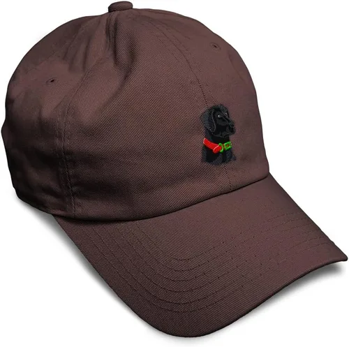 Vista 43 de Gorra de béisbol suave negra con cabeza de laboratorio bordada para perros, sarga de laboratorio negra, de algodón, con mosca de dragón, sombreros