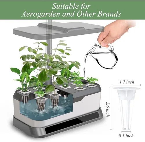 Vista 2 de Kit de 50 piezas de cápsulas hidropónicas Tigvio: Cultive cualquier cosa con 50 esponjas de cultivo - Compatible con todas las marcas de hidroponía