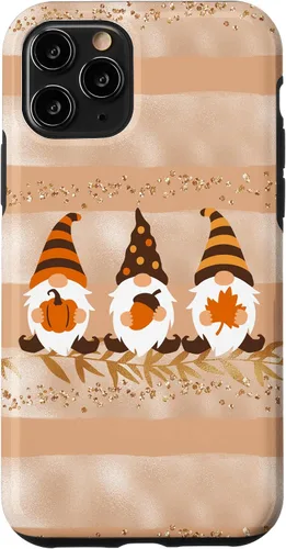Vista 29 de Fall Autumn Gnomes Phone Case Modern Pastel Cute Beige Case for iPhone 17