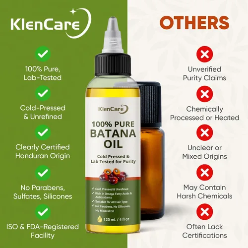 Vista 7 de Aceite para el cabello Batana 100% puro sin refinar – Tratamiento orgánico crudo prensado en frío para el crecimiento del cabello y cuero cabelludo