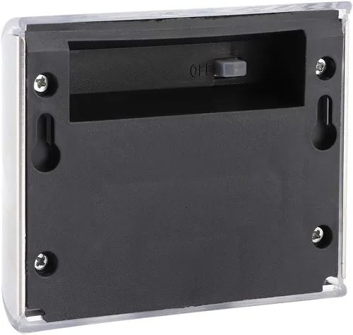 Vista 6 de Keenso Luces solares de seguridad de acero inoxidable, elegante lámpara de pared para exteriores, lámpara de pared LightControl con 4 LED, IP55