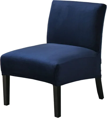 Vista 12 de JIAN YA NA Funda para silla decorativa sin brazos, funda elástica para silla sin brazos, fundas de elastano para sillas sin brazos, funda para silla