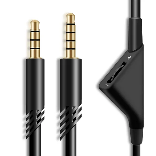 Vista 9 de Cable de repuesto para Astro A40TR con función de silencio en línea, cable de audio para juegos con función de silencio compatible con auriculares