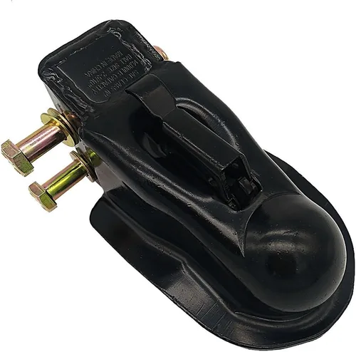 Vista 3 de Acoplador de remolque ajustable bola de 2-5/16", capacidad del acoplador de remolque 14000 libras, negro