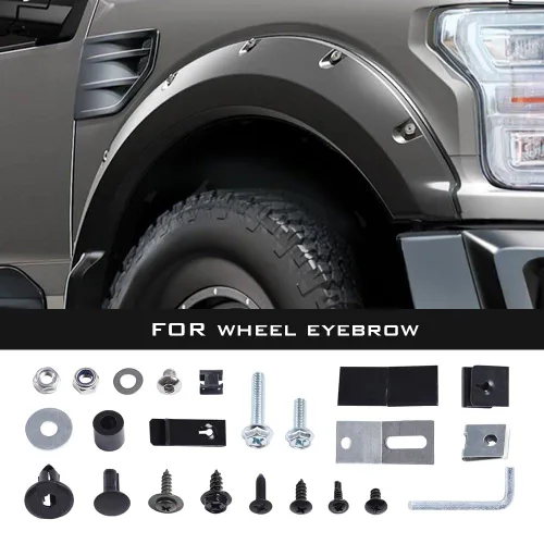 Vista 9 de PIT66 Juego de tornillos/pernos de guardabarros compatible con Ford Universal Pocket/Rivet