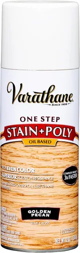 Vista 13 de Varathane 225243H Tinte de un paso a base de aceite + Poli, cuarto de galón, Nuez Americana Dorada