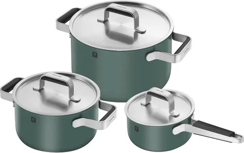 Vista 9 de Pure - Juego de utensilios de cocina de acero inoxidable, 6 piezas, color gris