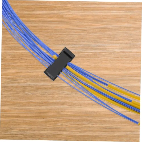 Vista 8 de Hemobllo Ganize Your Desk - 10 clips organizadores de cables autoadhesivos para auriculares, cables de cargador de teléfono