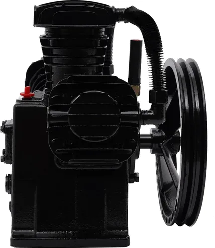 Vista 6 de Bomba de compresor de aire de servicio pesado 4-5HP, bomba de compresor de hierro fundido de 3 cilindros 10-12 CFM con filtros de aire triples