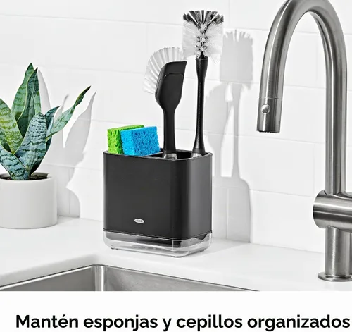 Vista 2 de OXO Good Grips - Bandeja para fregadero, color negro mate