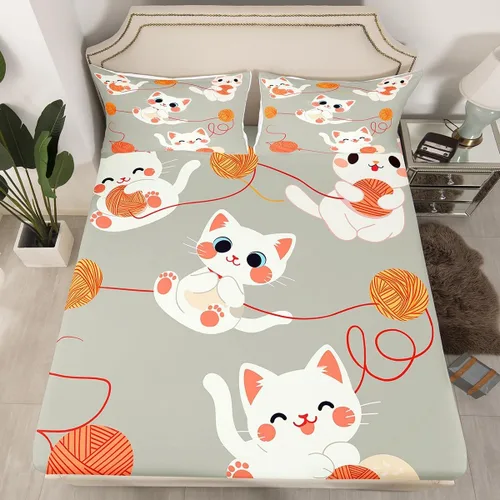 Vista 24 de Homewish Sábana bajera ajustable con diseño de bandera estadounidense de camuflaje para niños, tamaño individual, silueta de cuernos de ciervo