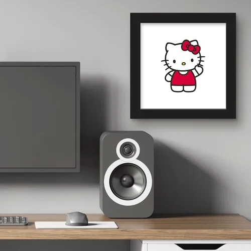 Vista 6 de Trends International Gallery Pops Hello Kitty - Póster de pared con diseño de Hello Kitty, 12 x 12 pulgadas, versión de marco negro