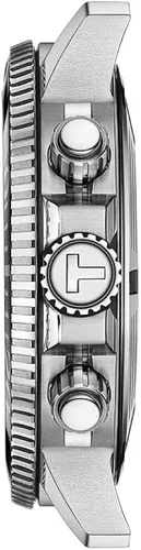 Vista 3 de Tissot Seastar GTS QTZ CHR SS RD IND Gris Movimiento de cuarzo