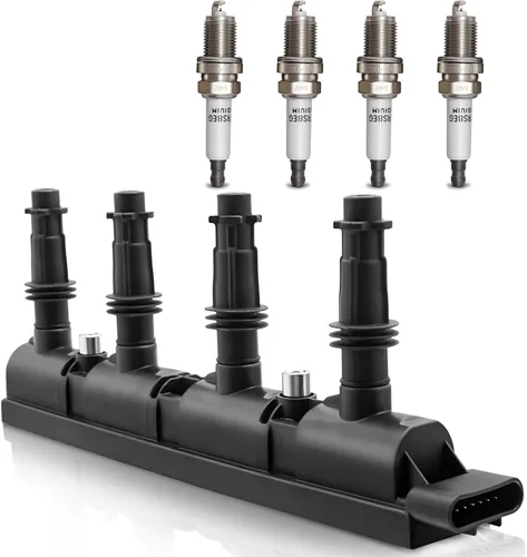 Vista 36 de Bobina de encendido UF230 y bujía doble de iridio 4504 para Toyota Tundra Sequoia LandCruiser 4Runner/Lexus GS430 GX470 LS430 LX470 LX570 SC430 V8.