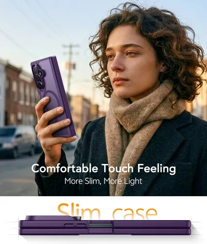 Vista 594 de FNTCASE Funda para Motorola Moto G-Stylus-5G-2025: Funda magnética translúcida mate a prueba de golpes para Moto G Stylus 2026, funda protectora