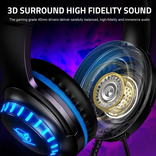 Vista 3 de PACRATE H-11 - Auriculares para videojuegos