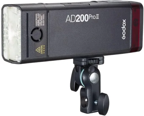 Vista 2 de Godox AD200 PRO II TTL Kit de flash de bolsillo con cabezales de flash H200J II y H200 II, pantalla a color y lámpara de modelado LED