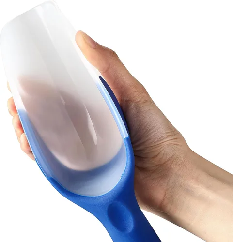 Vista 23 de Spring Chef - Cuchara magnética para congelador, sin BPA, color negro Flexi-Plastic Popcorn Scoop with Soft Grip Handle - Dishwasher Safe Ice