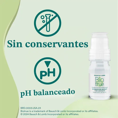 Vista 5 de Biotrue Solución para lentes de contacto Hydration Plus + gotas rehidratantes para lentes de contacto