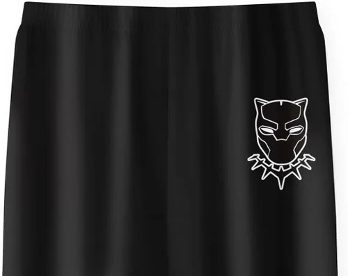 Vista 7 de DJYLBV Boys Superhero Clothes Set 2 Pieces Kids Panther Cartoon Patterns Long Sleeve Tee 4-12 Years