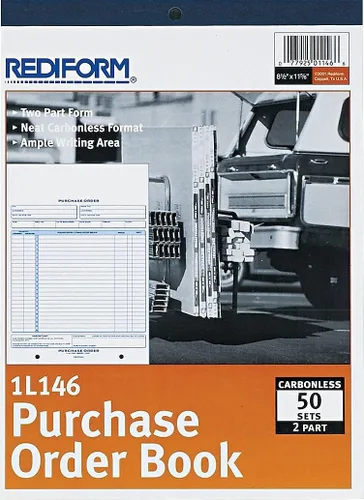 Vista 5 de Rediform 1l146orden de compra libro 812X 11Carta Two-Part carbonless 50Setslibro