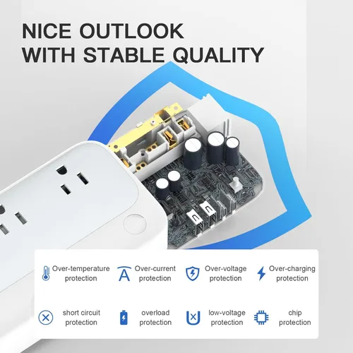 Vista 7 de Convertidor de voltaje universal EE.UU. a Europa, combo convertidor de viaje de 220 V a 110 V, adaptador europeo de reducción de voltaje de 250 W