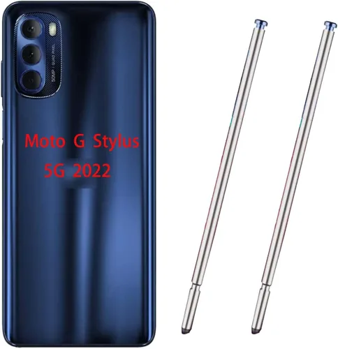 Vista 2 de Paquete de 2 bolígrafos de repuesto para Moto G Stylus 2022 para Motorola Moto G Stylus 5G (2022) XT2215-1, XT2215-4, azul crepúsculo