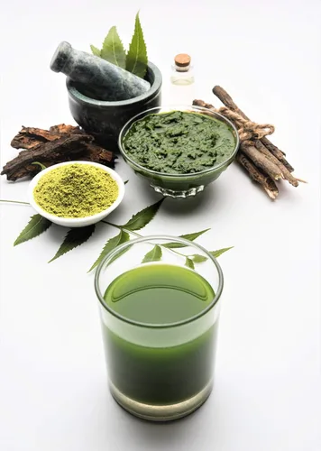 Vista 3 de Polvo de hoja de neem de 2 libras / 32 onzas, sin conservantes, 100% puro y natural, vegano, sin OMG y sin gluten, ideal para mejorar la inmunidad