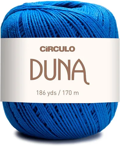 Vista 23 de Círculo Hilo Duna – 186 yardas, 3.52 onzas – Hilo DK de peinado ligero – 100% algodón virgen brasileño mercerizado, perfecto para tejer y hacer