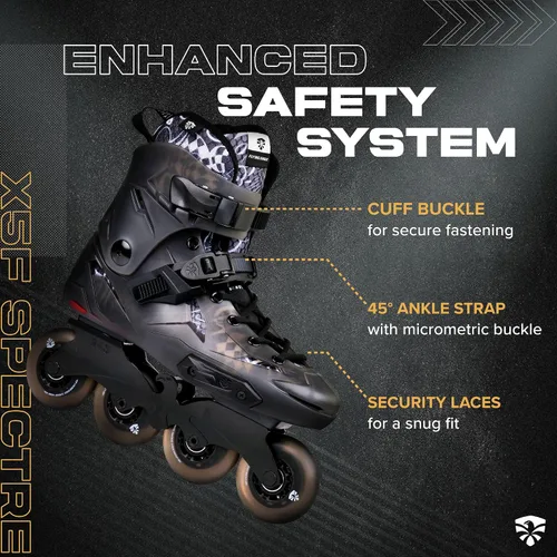 Vista 3 de Flying Eagle X5F Spectre y X5 Shrike Pro Freeskates - Patines en línea para adultos para hombres profesionales, patines para adultos, patines
