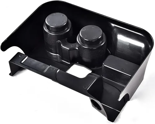 Vista 9 de PIT66 Soporte para taza de consola central, compatible con Dodge Ram 1500 2500 3500 2003-2012 negro mate 6L3Z-18264A01-B