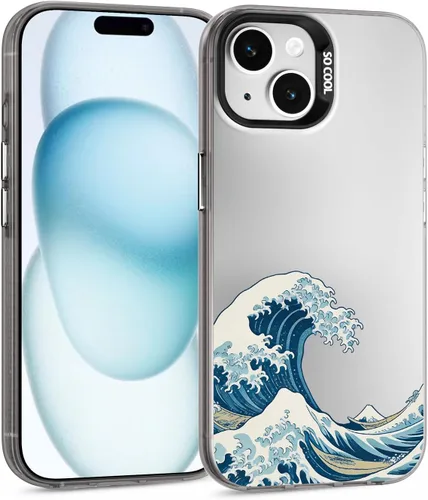 Vista 38 de Funda para iPhone 12 Pro Max (protección contra caídas de grado militar) Funda de teléfono de TPU a prueba de golpes, medusa-12PM Azul