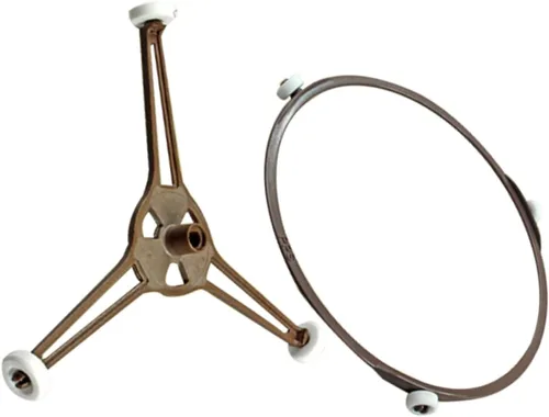 Vista 6 de PRETYZOOM 4 sets Accesorios de microondas Soporte de microondas Soporte de microondas Anillo de rodillo Soporte de microondas Bandeja de microondas