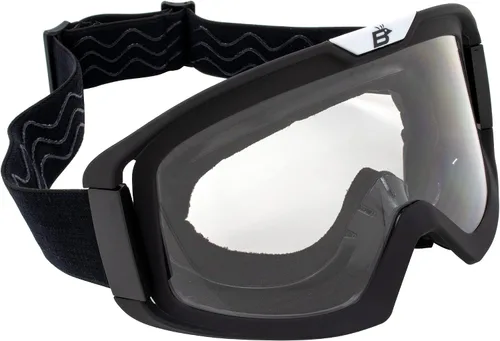 Vista 6 de Birdz Pelican - Gafas de protección Fitover acolchadas para ATV y motocicleta, con lente transparente
