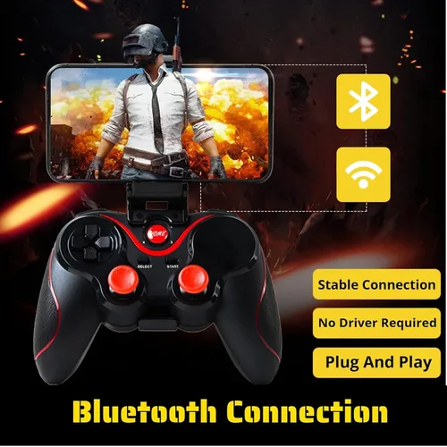 Vista 8 de Yoidesu X3 Gaming Controller for Android for IOS Mobile Phone TV Computer CP VR, Dual Vibration Wired BT Game Remote Gamepad Joystick with Built in