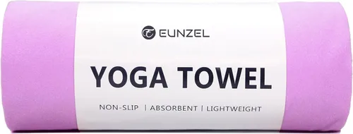 Vista 12 de Eunzel Toalla de yoga caliente antideslizante para esterilla de yoga, toalla absorbente de sudor para yoga caliente, pilates y entrenamiento, 72 x