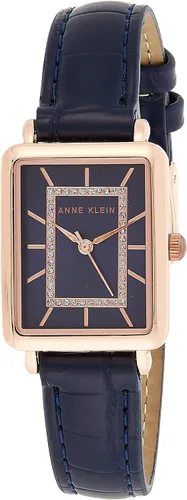 Vista 6 de Anne Klein AK/3820 Reloj con correa de grano de cocodrilo acentuada con purpurina