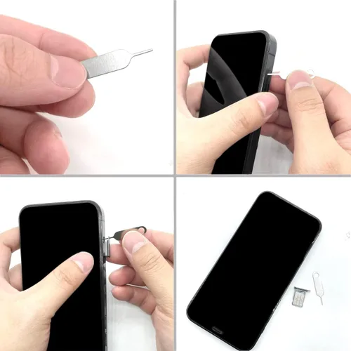 Vista 3 de Soporte para bandeja de ranura para tarjeta SIM de repuesto compatible con iPhone 11 2019, 6.1 pulgadas, 1 soporte para bandeja de tarjeta SIM