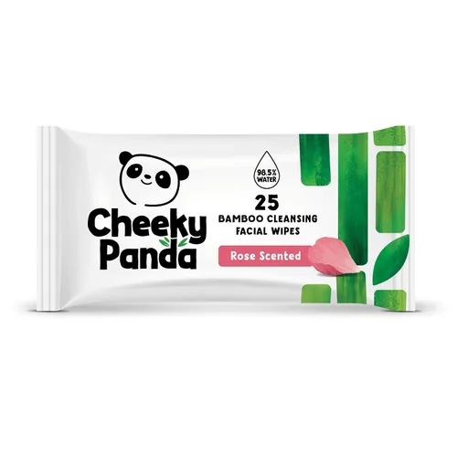 Vista 14 de The Cheeky Panda Paquete a granel de toallitas húmedas de limpieza facial 24 paquetes de 25 toallitas desmaquillantes desechables perfumadas