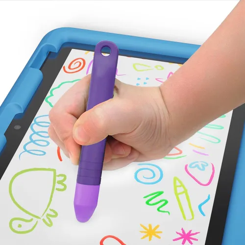 Vista 4 de Amazon Kids - Lápiz capacitivo para tableta con correa, paquete de 2 Púrpura
