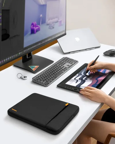 Vista 8 de tomtoc Set de funda protectora 360 para laptop para MacBook Air de 13 pulgadas M4/A3240 2025, M3/A3113, M2/A2681 M1/A2337, MacBook Pro de 13
