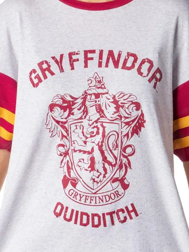 Vista 3 de Harry Potter Hogwarts All Houses Quidditch Camisón de pijama para mujer