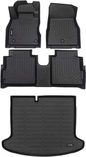 Vista 145 de Alfombrilla de maletero para todo tipo de clima para Mazda CX-30 2020-2025 2026, accesorios de maletero de auto de ajuste personalizado - Negro