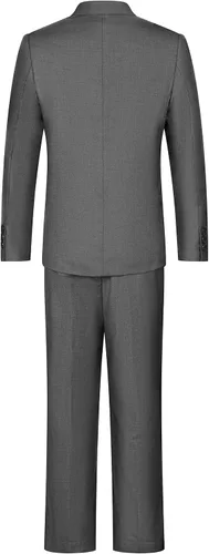 Vista 4 de Flyme Niños Pequeños Trajes Niños conjunto ajustado, Chaleco Blazer Pantalones