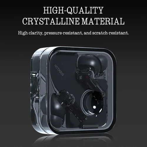 Vista 5 de Nothing Auriculares inalámbricos Bluetooth, auriculares híbridos ANC inteligentes de 45 dB, aumento de graves profundos de 0.433 in, audio de alta