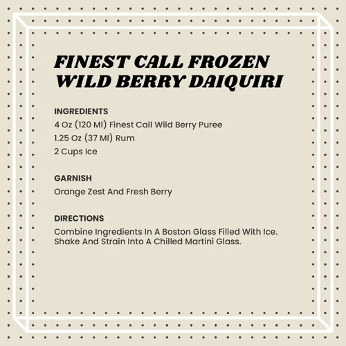 Vista 5 de Finest Call Mezcla de bebida de puré de bayas silvestres premium, botella