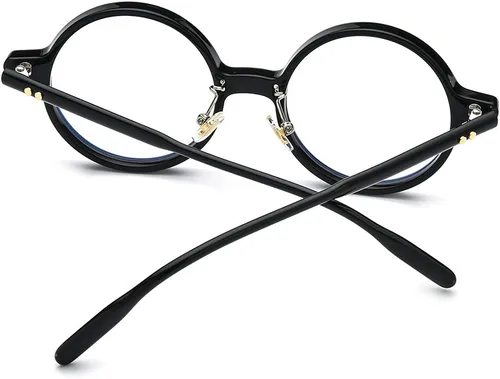 Vista 6 de HEPIDEM Gafas ópticas redondas de acetato para hombre, gafas ópticas, gafas de marco Zolman